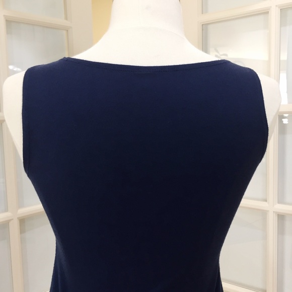 Fabletics Navy Blue Sleeveless Jersey Tank Dress XS - Picture 7 of 13